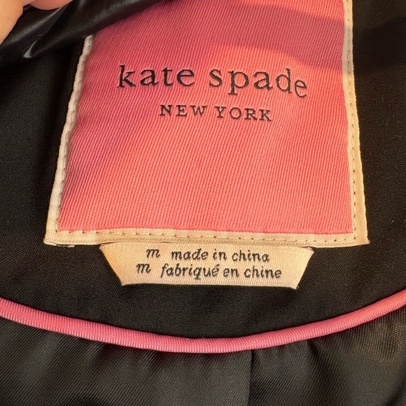 New Kate Spade Black Puffer Coat - Picture 4 of 4